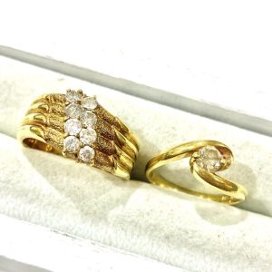 【K18ジュエリーリングまとめ】18金・メレダイヤモンド・貴金属・アクセサリー