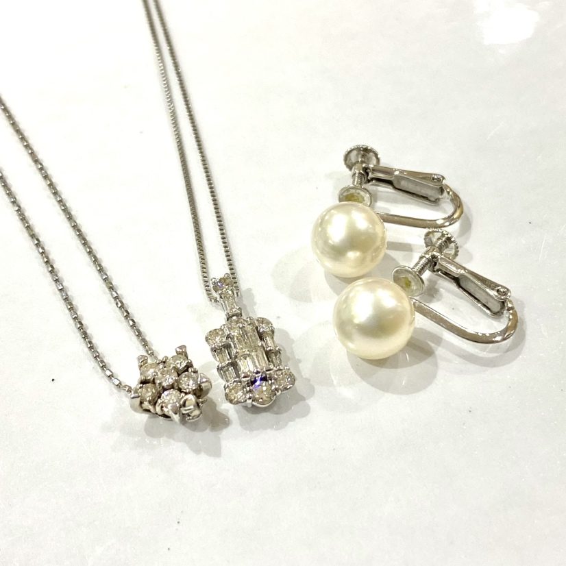 【Pt850まとめ】プラチナ850・ダイヤモンド・パール・ジュエリー・貴金属・アクセサリー