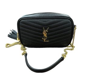 SAINT LAURENT サンローランパリルー チェーンレザーショルダーバッグ 618057