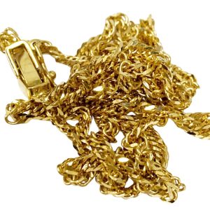 K18 ネックレス 石なし 18金 アクセサリー