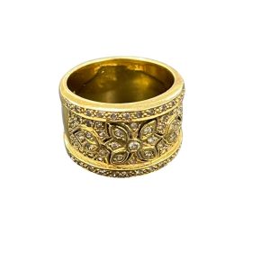 K18 18金 メレダイヤ0.7Ct リング
