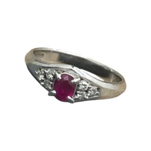 Pt900　リング　石あり