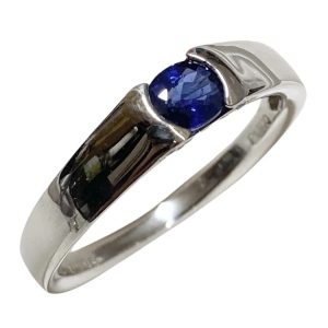 Pt900　サファイアリング