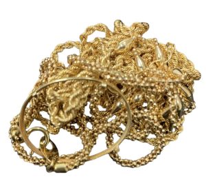 K18 まとめ ネックレス リング