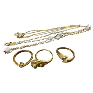 K18（18金）　リング・ネックレスまとめ