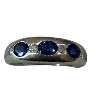 Pt900/プラチナ900 サファイア リング