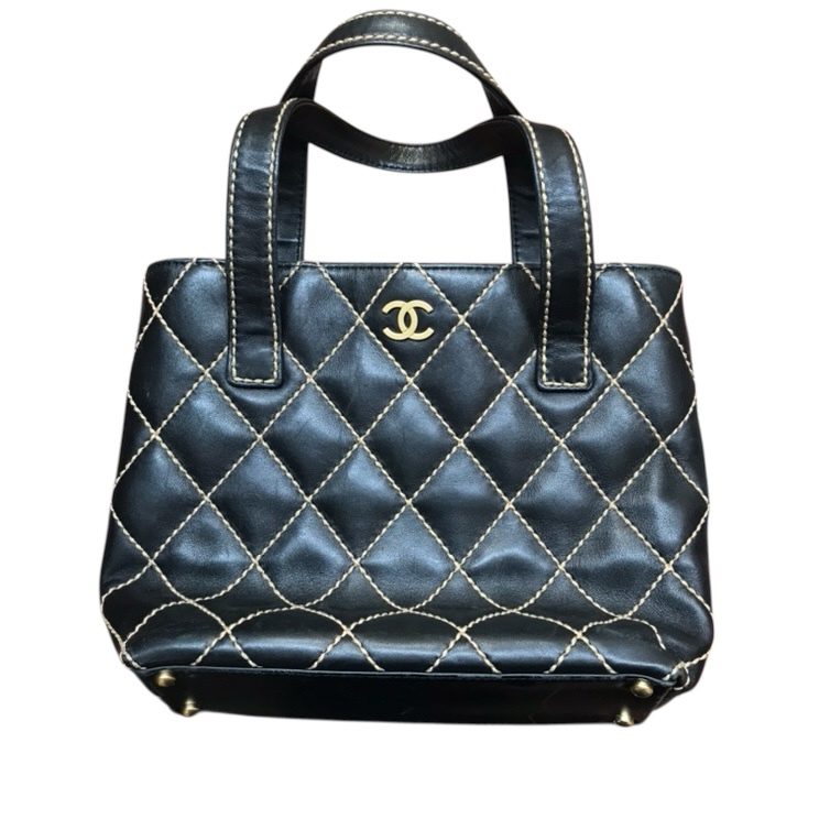 CHANEL シャネル ワイルドステッチ ココマーク トートバッグ