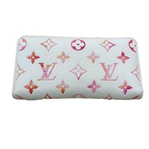 ルイ・ヴィトン モノグラム アンプラント ジッピー ウォレット サンライズ アクワレル 長財布