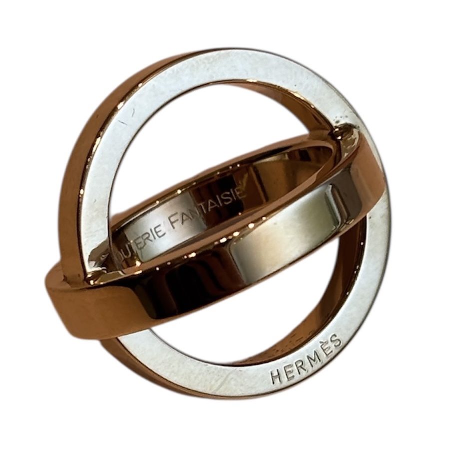Hermès スカーフリング エルメス コスモス BIJOUTERIE FANTAISIE 箱付き