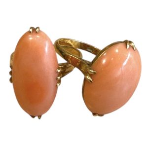 K18 18金 リング 珊瑚 (サンゴ) おまとめ