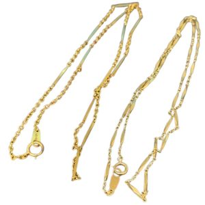 【函館 金買取】K18ネックレス(石なし)をまとめて査定しました|金相場上昇中50 ネックレス まとめ 石なし