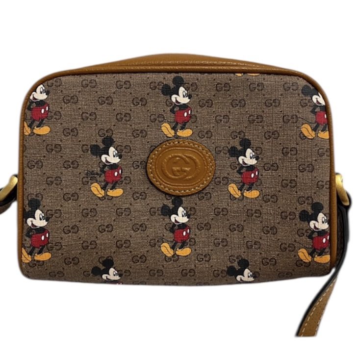 【GUCCI × Disney GGスプリーム ミッキーマウス柄 ショルダーバッグ】弘前