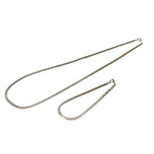 Pt850 プラチナ850 ネックレス ブレスレッド 石なし