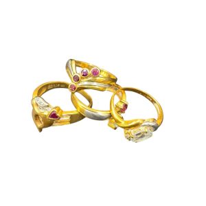 K18/Pt900　リングまとめ