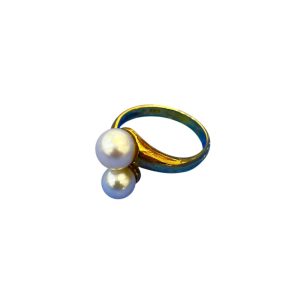 K18 18金 パールリング