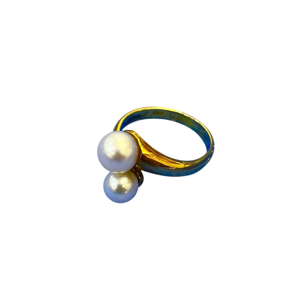 K18 18金 パールリング