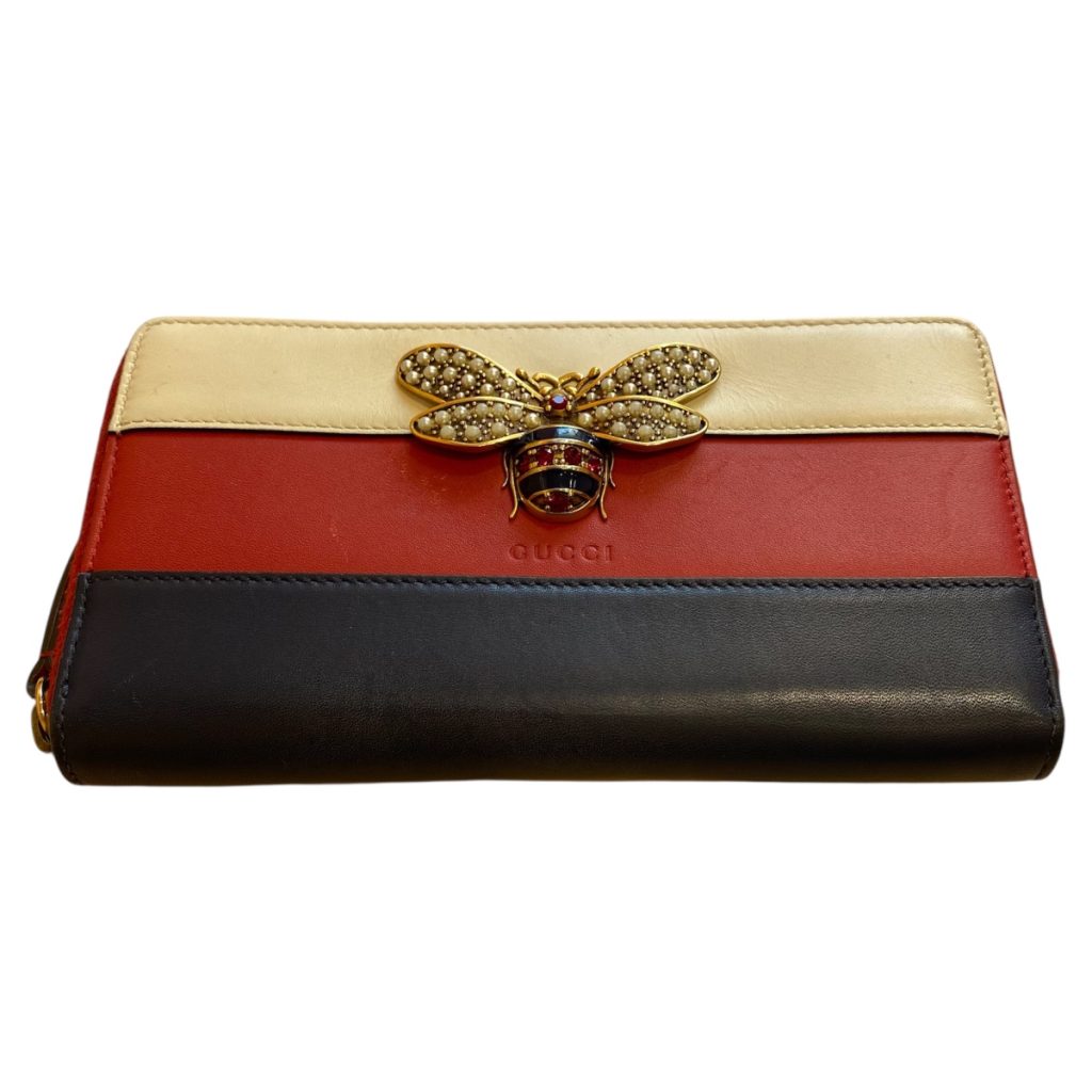 GUCCI グッチ クイーンマーガレット ビー　ラウンドファスナー 476069