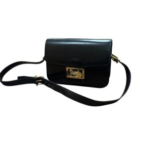 CELINE セリーヌ 金馬車金具 ホースキャリッジ ロゴ ショルダーバッグ