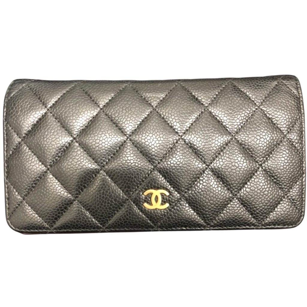 CHANEL シャネル キャビアスキン 長財布