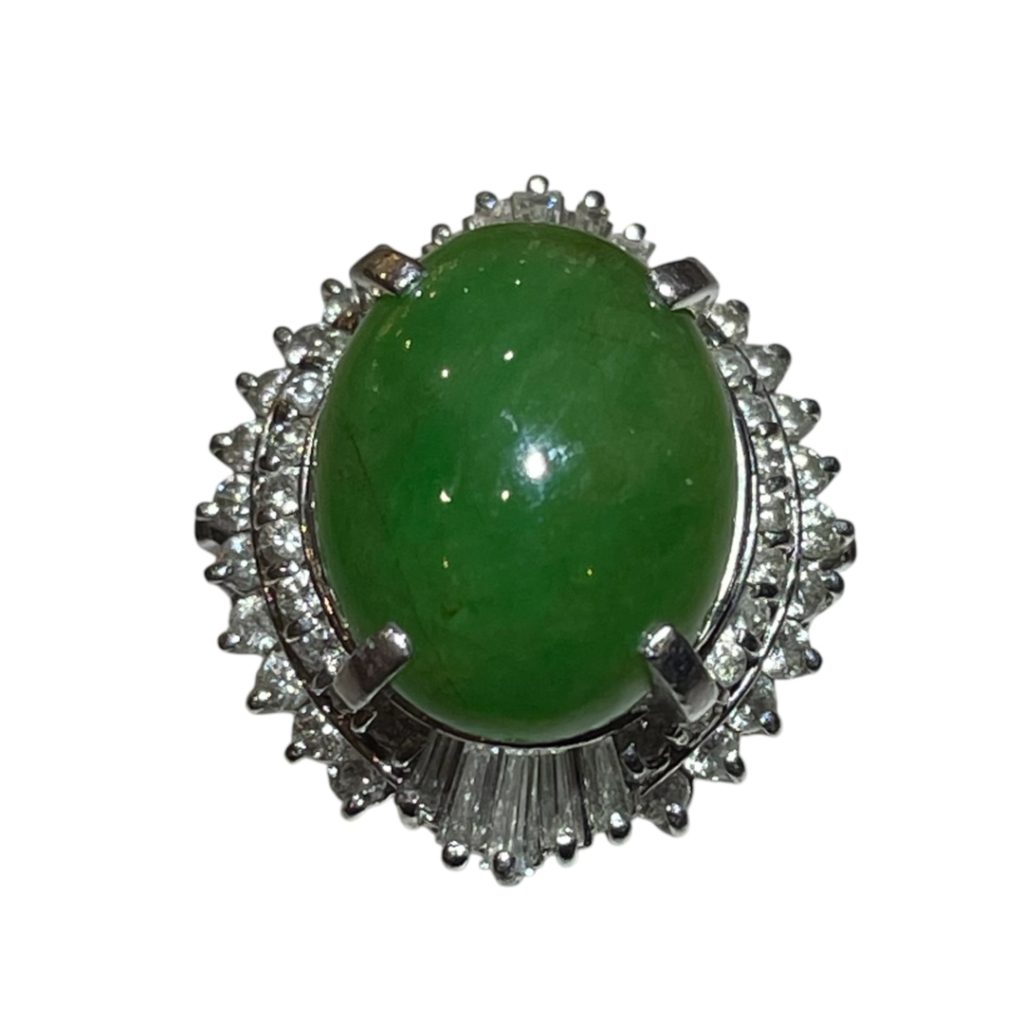 Pt900 プラチナ リング 翡翠 ヒスイの買取実績 | 買取専門店さすがや 