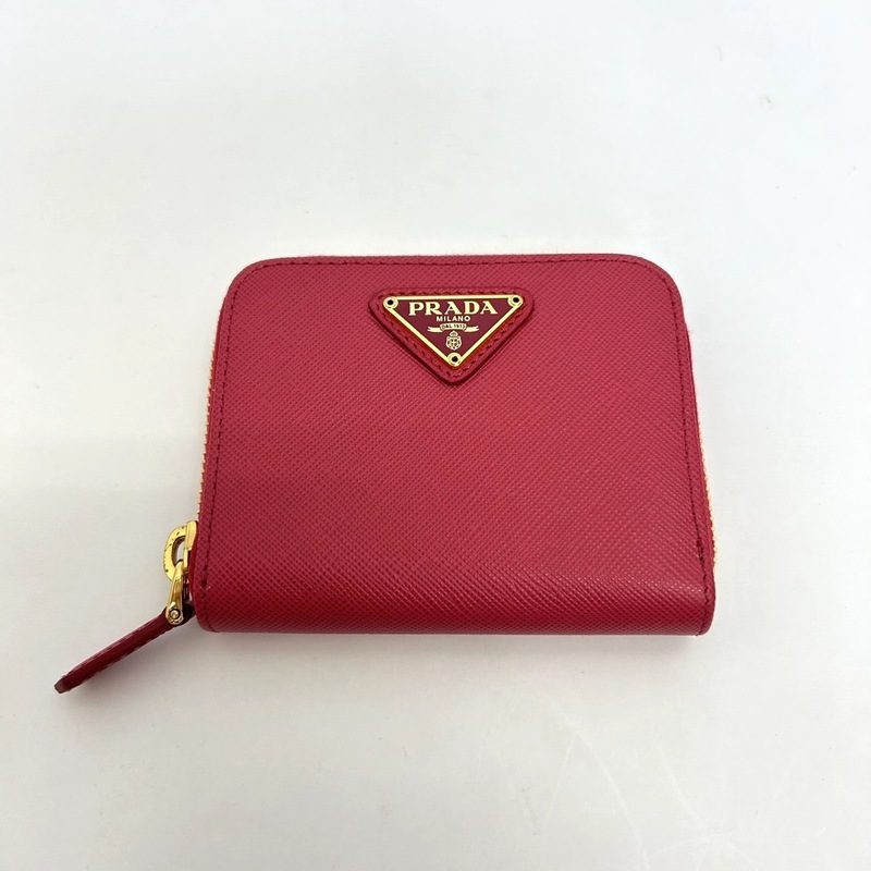 PRADA プラダ ロゴ ラウンドファスナー 長財布 ラウンドジップ