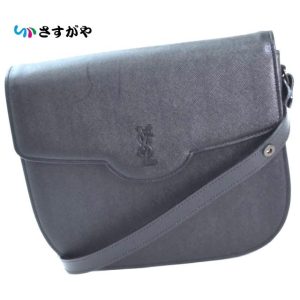 YSL イヴサンローラン レザー ショルダーバッグ