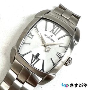 Orobianco オロビアンコ 時計 デイト クオーツ式 SSベルト 不動品