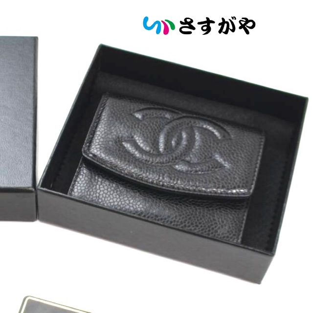 CHANEL シャネル ココマーク キャビアスキン コインケース