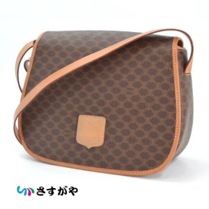 CELINE セリーヌ マカダム ショルダーバッグ 年代物