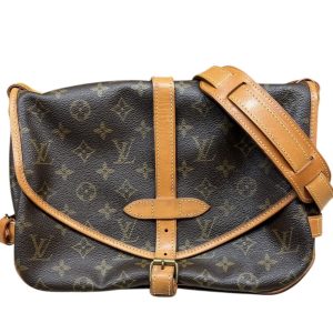 ルイ・ヴィトン LOUIS VUITTON ソミュール30 モノグラム ショルダーバッグ