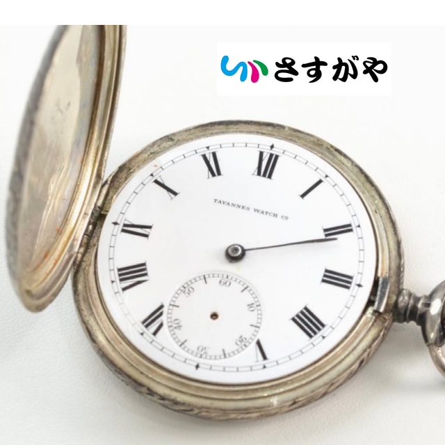TAVANNES WATCH タバンウォッチ 懐中時計 年代物 針取れ 破損