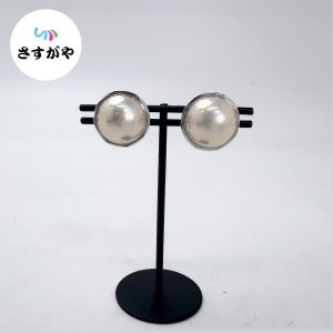 K14WG マベパール イヤリング