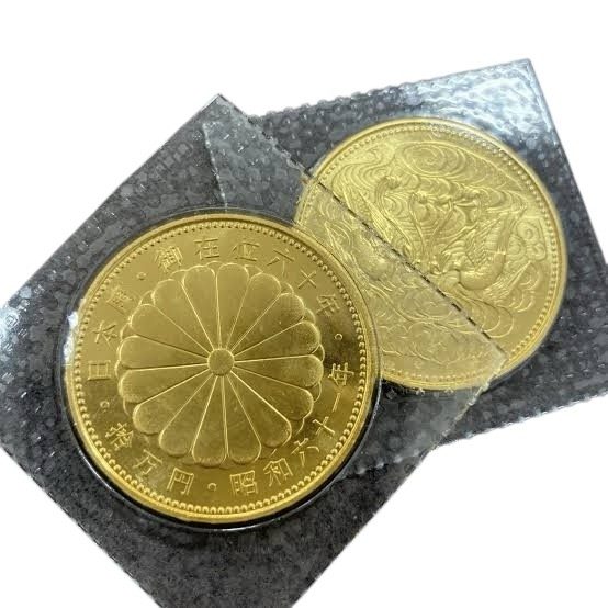 昭和天皇御在位60年記念100,000円金貨