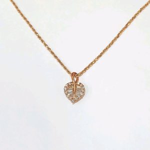 K18 メレダイヤ付き ネックレス
