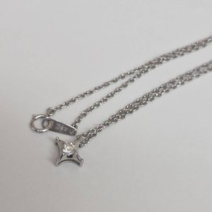 Pt850 ダイヤモンドネックレス