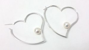 K18 WG イヤリング