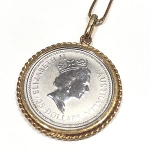 Pt1000 1/4oz / K18 / ネックレス