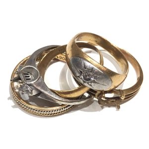 K18 / Pt900 / K14WG / リング