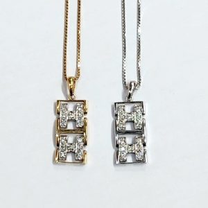 18金 プラチナ900 (K18 Pt900) ダイヤモンド ネックレス ジュエリー | 根室市北斗町