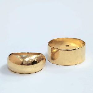 18金 (K18) リング 甲丸 平打ち ジュエリー | 根室市西浜町