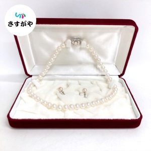 パール ネックレス イヤリング セット