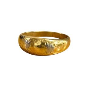 K18 リング 石なし 18金 アクセサリー