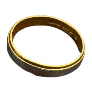 プラチナ(Pt850) K18(18金)　コンビ　リング(指輪)