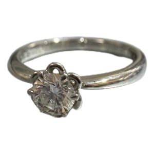 K18 Pt900 ダイヤモンドリング 0.12ct 金 プラチナの買取実績