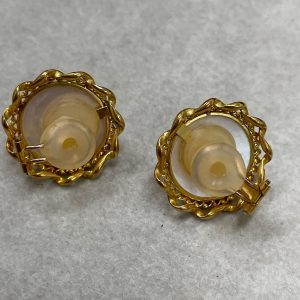 金の高価買取実施中!| k18パール付きイヤリングの買取| 龍ケ崎市佐貫