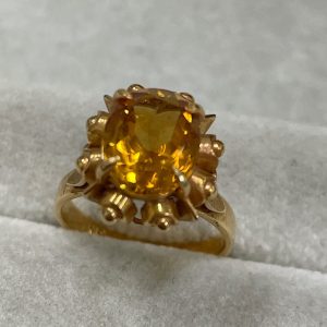 K18 18金 シトリン リング 指輪の買取実績 | 買取専門店さすがや