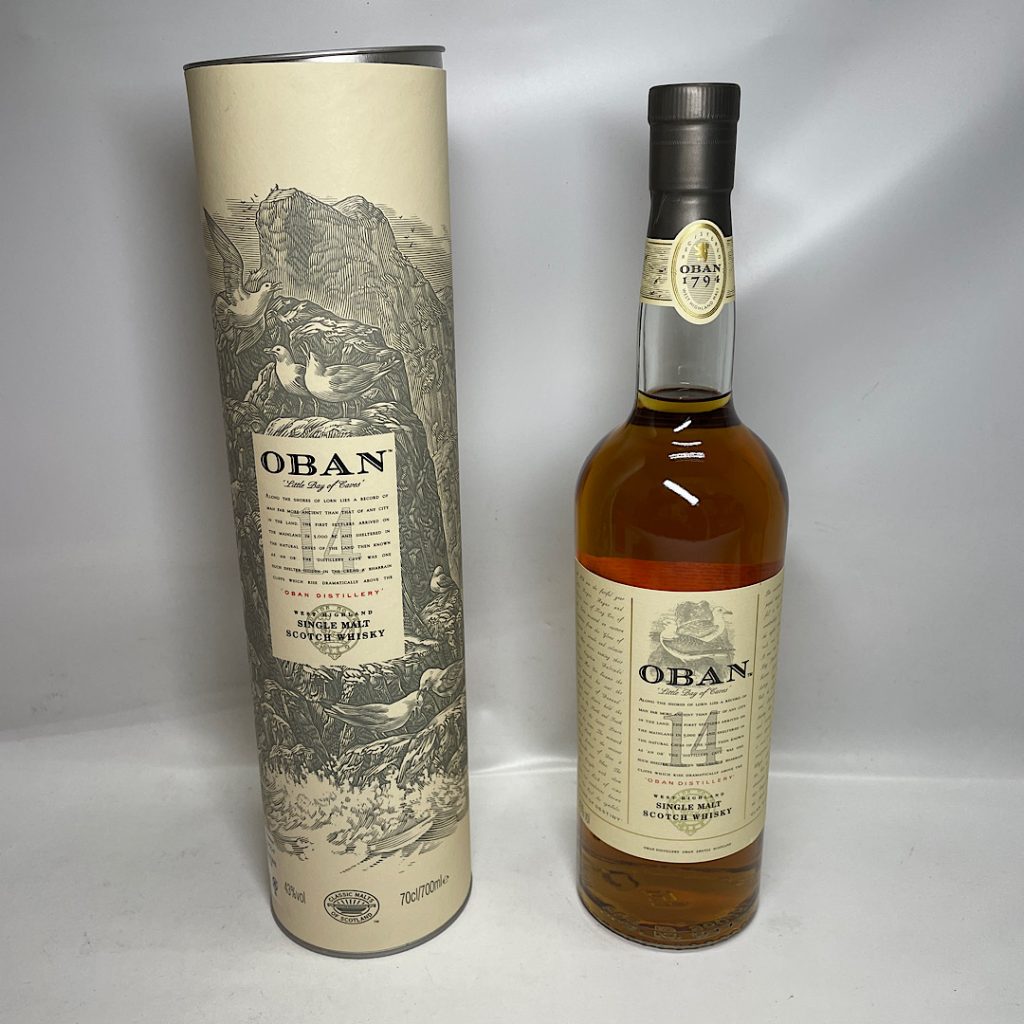 お酒の買取もお任せください| スコッチウィスキー オーバン14年の買取 | 常総市
