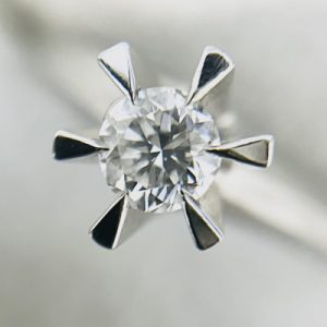 Pt900 ダイヤモンド0.35Ct リング