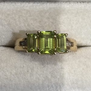 【在庫処分】ペリドット ペリドット リング 2.0ct SV925 161351 [山梨 指輪 ペリドット