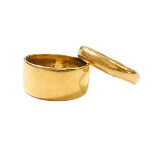 K18（18金） リング（指輪）2点